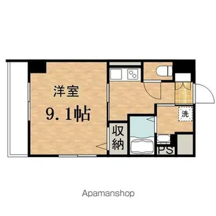 エリシア・イリス【701号室】の間取り