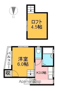 ハイツアラミス【4階】の間取り