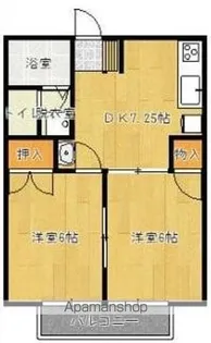 牟礼ぐらしROOM①【A-103号室】の間取り
