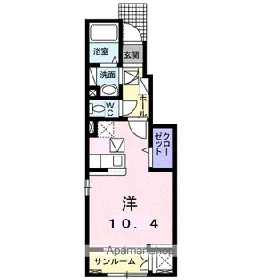 クレアシオン【1階】の間取り