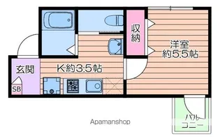 レガーロ・ソラーレ【1階】の間取り