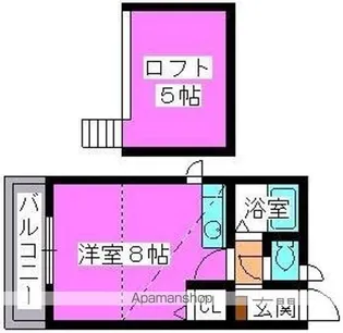 サザン小戸【2階】の間取り