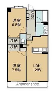 タロックス新居浜【4階】の間取り