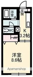 プラッツ21 B棟【1階】の間取り