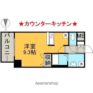 プレサンスSAKAE白川公園【4階】の間取り