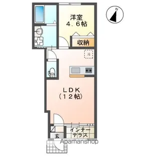 ブルヴァール【1階】の間取り