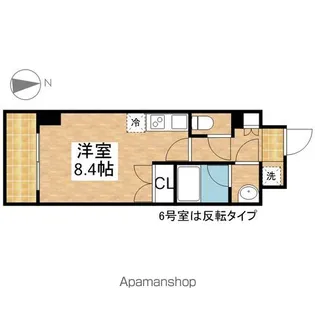 リヴシティ栄弐番館【2階】の間取り