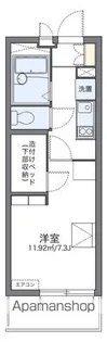 レオパレスマローネ【201号室】の間取り