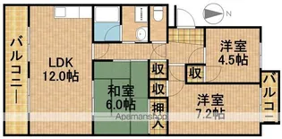 マンション植松【3階】の間取り