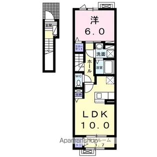 アルブル ヴィラージュ【2階】の間取り
