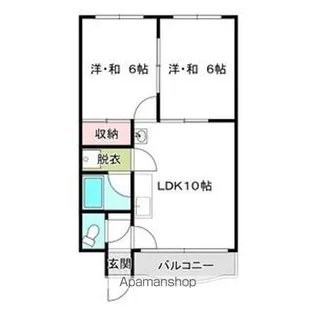 ハイムプロティア【2階】の間取り