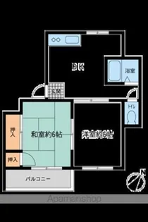 グリーンハイム【5階】の間取り