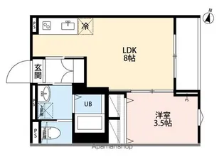 AVALON 西都賀【3階】の間取り
