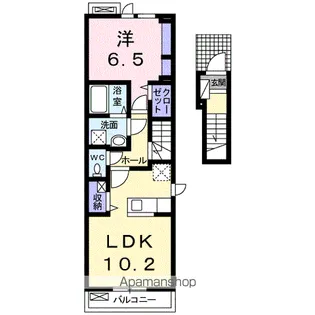 楓の樹【2階】の間取り
