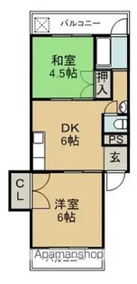 ラ・フィーネ住吉【2階】の間取り