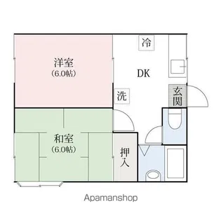 ファミーユD【1階】の間取り