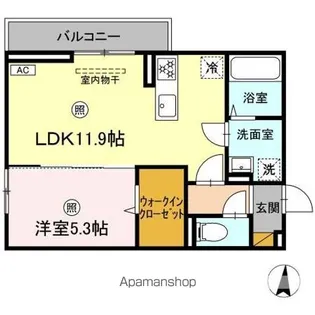 アウローラ【2階】の間取り