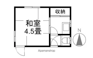 小松アパート【202号室】の間取り