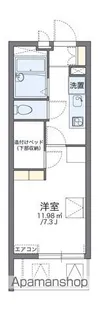 レオパレスサンテル【211号室】の間取り