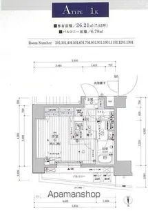 メインステージ浅草国際通り【10階】の間取り