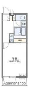 レオネクストウインズ立野【3階】の間取り