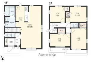 東京都国立市泉3丁目【一戸建】の間取り