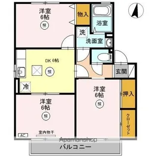 ロイヤル・ウイング E【1階】の間取り
