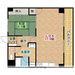 ロータスプラザ【4階】の間取り