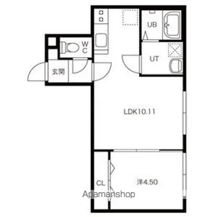 サリーチェK3.5 (SALICEK3.5)【201号室】の間取り