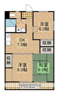 HAKUBA TOWN【3階】の間取り