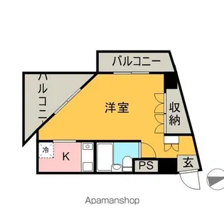 フィルコリンズ武蔵野【502号室】の間取り