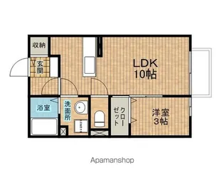 バーミィ【2階】の間取り