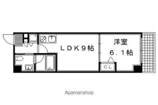 ブローニュ御所東【303号室】の間取り