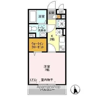 エヴァー【3階】の間取り