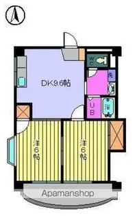 メゾン夢来【2階】の間取り