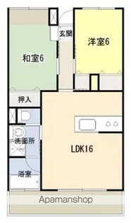 TOPTOWN八代【110号室】の間取り