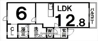 プラシードⅢ【2階】の間取り