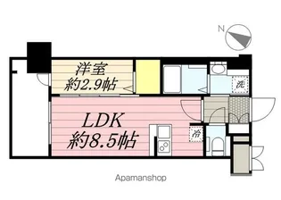 グランフォーレ大橋プレミア【815号室】の間取り