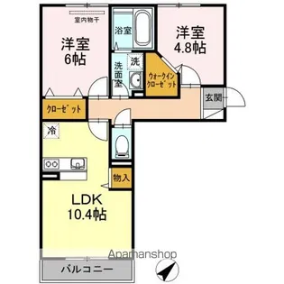 メナージュ今【3階】の間取り