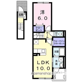 スリーホープ【2階】の間取り
