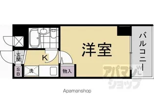 ライオンズマンション西陣南【605号室】の間取り
