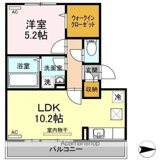 桜サライ【1階】の間取り
