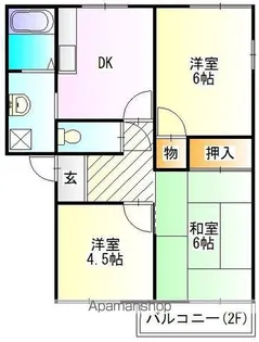 エクセルメゾン【1階】の間取り