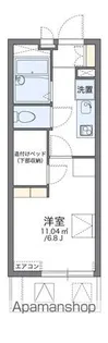 レオパレスカミーリア【2階】の間取り