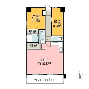 アイビーハウス門池公園【2階】の間取り