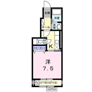 アダルカス【1階】の間取り