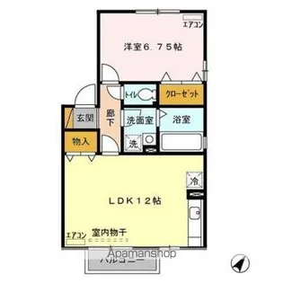 グランドゥールIV C【2階】の間取り