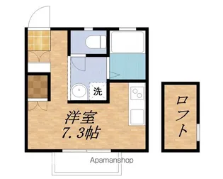 プラスアルファ【102号室】の間取り