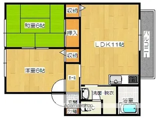エスペランサ昌Ⅱ【202号室】の間取り