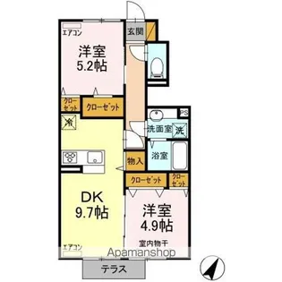 かえで II【1階】の間取り